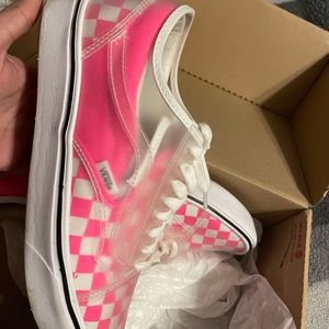Pink Vans shoes